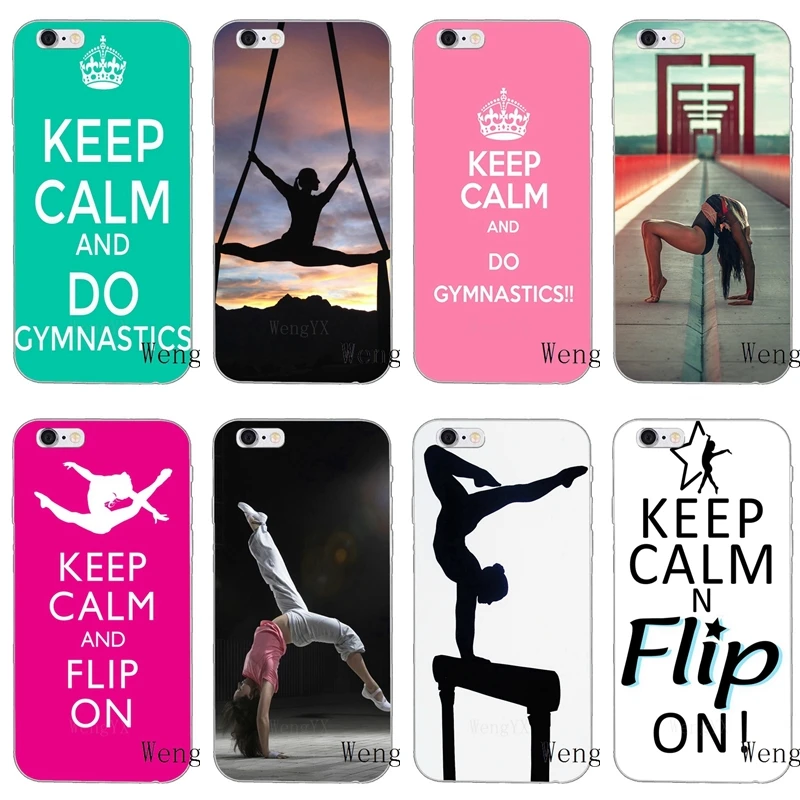 

quotes keep calm and do gymnastics tpu Soft case For Samsung Galaxy S10 A10 A30 A40 A50 A60 A70 A6 A8 A9 J8 J6 J4 prime plus