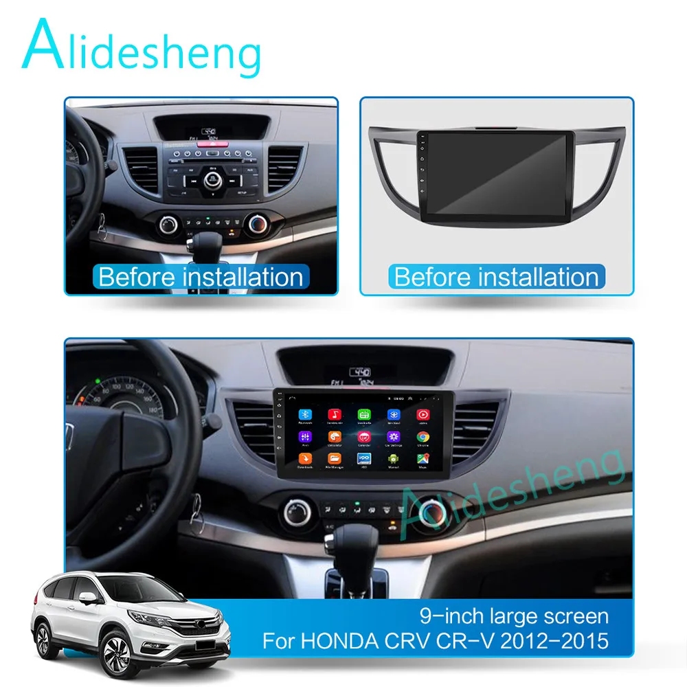 Perfect 2G+32G 2.5D 2Din Android 8.1 GO car dvd Multimedia player GPS for Honda CRV 2012 2013 2014 2015 2016  navigation Radio BT WiFi 1