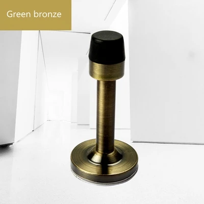 for Wooden Doors/Glass Doors/Metal Doors 2-Piece Stainless Steel Door Stop Door Stop Thickened Green Bronze for Wooden Doors/Glass Doors/Metal Doors 2-Piece Stainless Steel Door Stop Door Stop Thickened Green Bronze