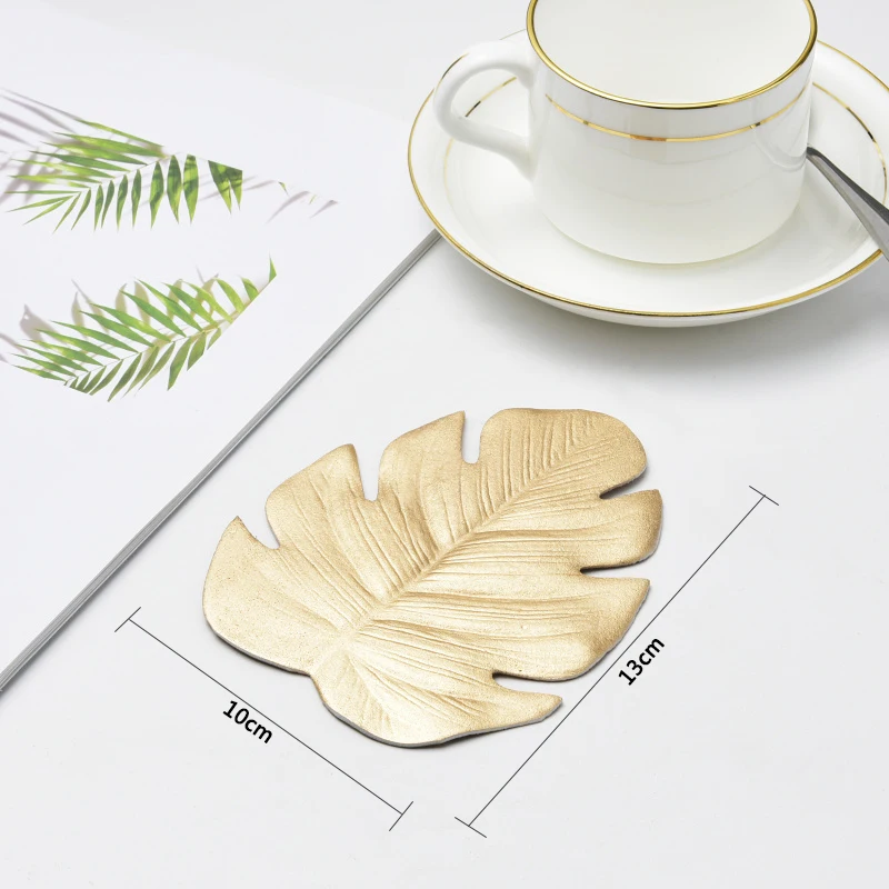 

Kitchen Placemat Artificial Leaves Pvc Dining Table Mat Maple Pads Bowl Pad Coasters Waterproof Home Table Decor Pad New Hot