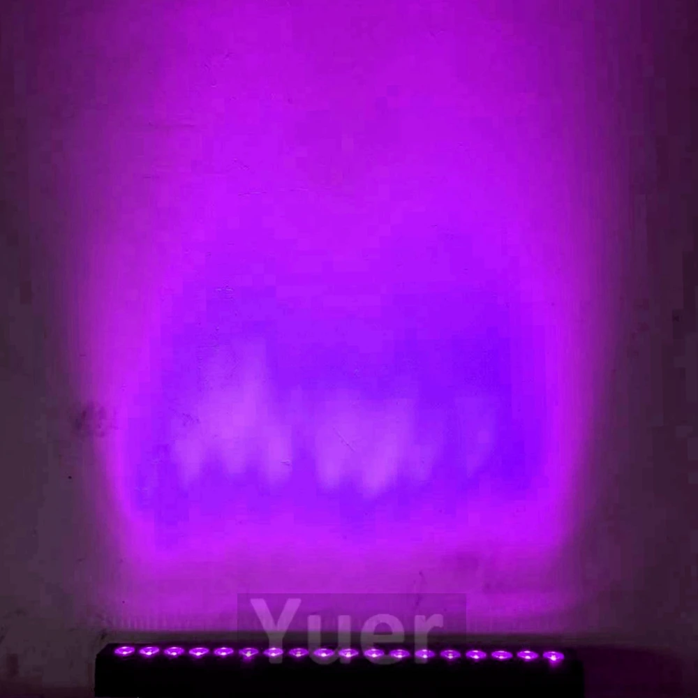8 шт./лот светодиодный водонепроницаемый мыть стены 18x15 Вт RGBWA 5в1 сценическое освещение крытый и открытый контроль DMX512 хороший эффект DJ оборудование