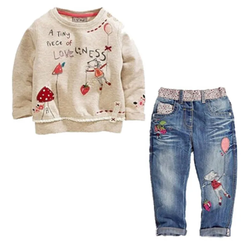 

NEW Kids Baby Girls Tops + Pants Set Outfits Spring Autumn Clothing Children Set