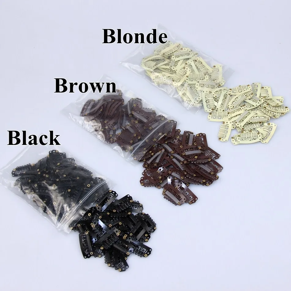 28mmX13mm clips for hair extensions (2)
