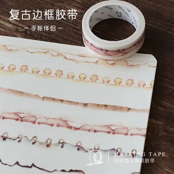 

2rolls Retro Frame Washi Tape Scrapbooking Photo Frame Diary Book Decorative Paper Tape Stickers DIY Kids Craft Masking Tapes
