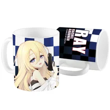 Аниме JK игра ангелы смерти Рейчел Рей Гарднер Косплей кружка керамическая чашка для ежедневного питья подарок