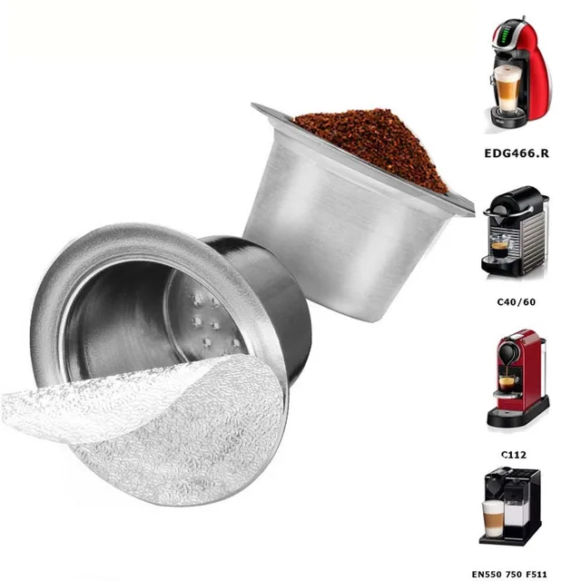 Cheap Stainless Steel Reusable Coffee Filter Refillable Nespresso Coffee Capsules Cup Dripper for Nespresso Machine Coffeeware No Cap Cheap Stainless Steel Reusable Coffee Filter Refillable Nespresso Coffee Capsules Cup Dripper for Nespresso Machine Coffeeware No Cap