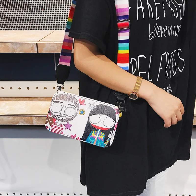 

2019 new women bags crossbody bags pu leather luxury designer handbags Ins packet broadband oblique bag hundred honey packet