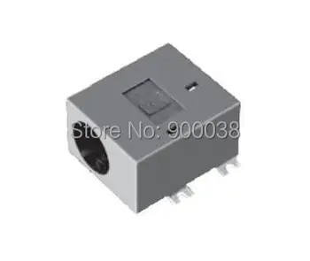 

1000pcs in tape and reel packing DC Power Jack Center Pin size Diameter 1.30 mm 4 terminals SMD with post reflow solderable