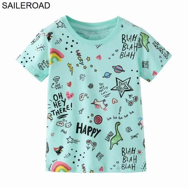 SAILEROAD 2-7лет Животных Зебра Детские Младенцы Мальчики Футболки С Коротким Рукавом на Лето Дети Дети Мальчики Девочки Топы Тис Одежда - Цвет: 2710 same picture