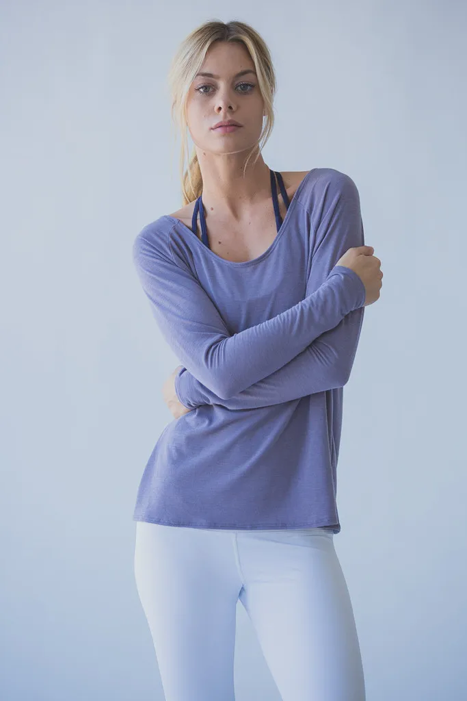 UMLIFE Yoga Shirt Loose Breathable Fitness Shirt Women Sport Top Long Sleeve Yoga Clothing Lightweight Modal Sport T Shir (2)