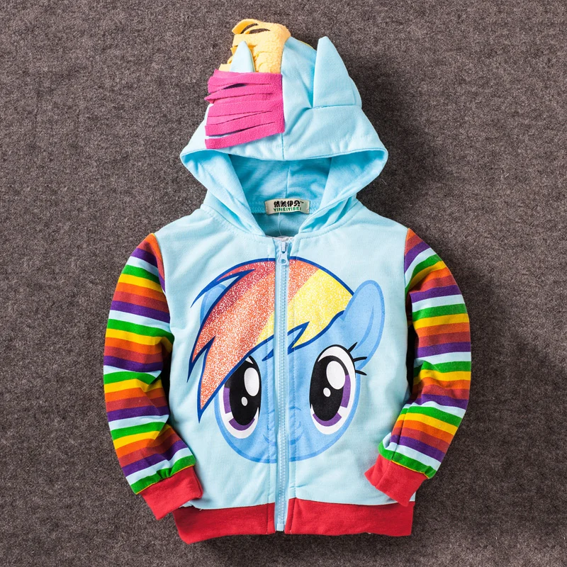 

Children Spring Autumn Cute Kids Little Horse Cartoon Hoodie for Girls