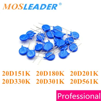 

Mosleader 250PCS 20MM 20D151K 20D180K 20D201K 20D330K 20D301K 20D561K 20D151 20D180 20D201 20D330 20D301 20D561