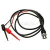 JX-conector macho BNC Q9 a doble gancho, Cable de sonda de cabeza de prueba, 1 Uds. ► Foto 1/5