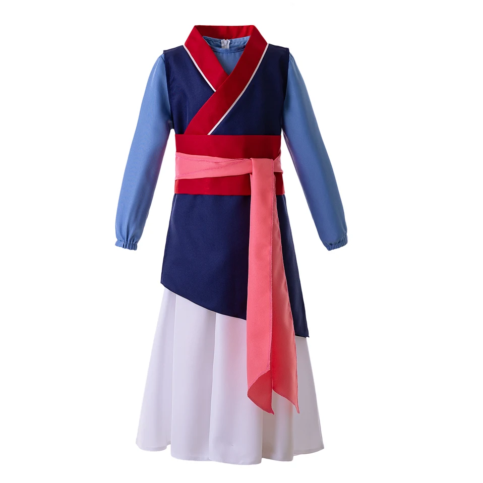 

Pettigirl Hua Mulan Girl Dress Movie Halloween Girls Outfits Cosplay Costume Kids Clothes Girls