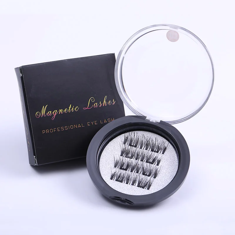 

BONNIE CHOICE Magnetic False Eyelashes 3D Handmade Reusable Black Soft Natural Fake Eye Lashes for Dramatic Makeup