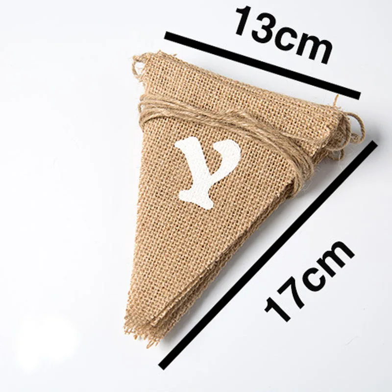 Счастливый плакат "с днем рождения" I Am One Baby Shower Hessian Pennant треугольные брезентовые флажки Треугольные флаги для украшения свадебной вечеринки