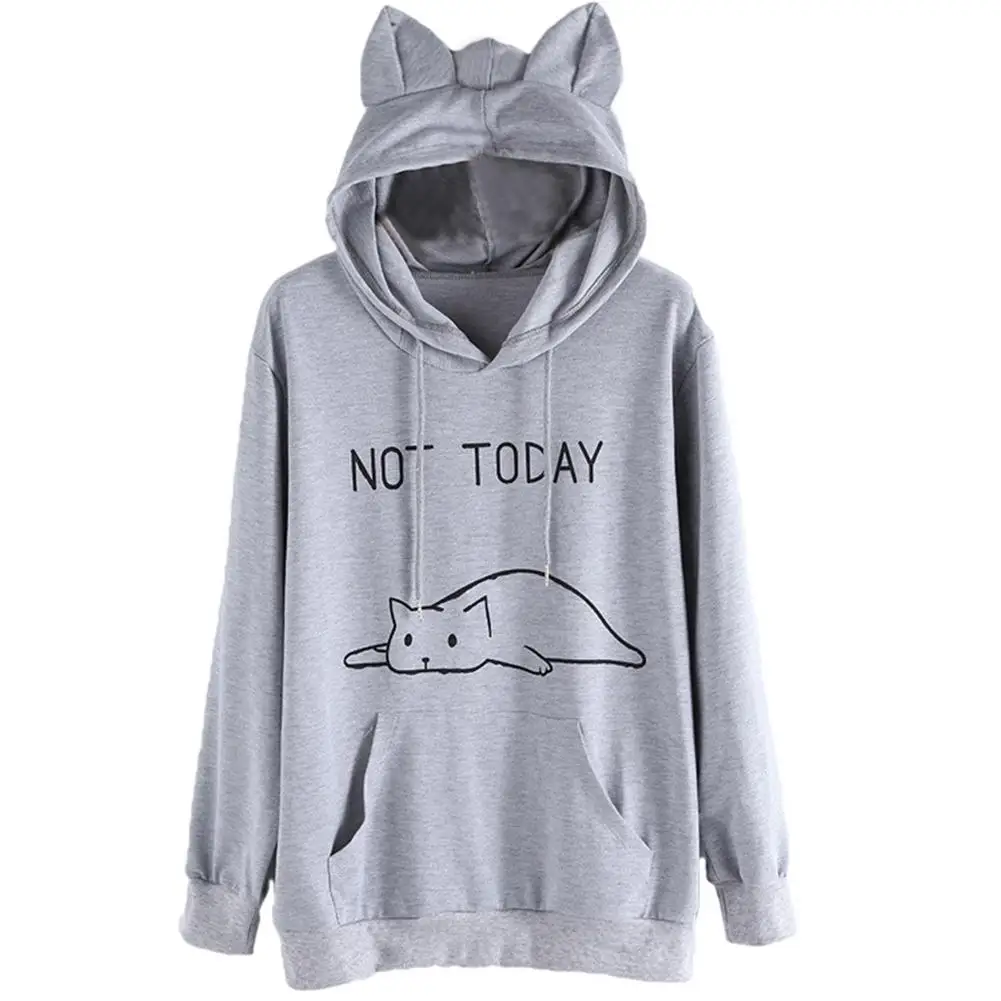 Buy Unique Horror Atmosphere Of Black Humor Creepypasta Print Fashion Trend Cat Ears Top Women Hoodies Sweatshirt Sexy Clothes In The Online Store Sixsixsix Store At A Price Of 11 22 Usd With