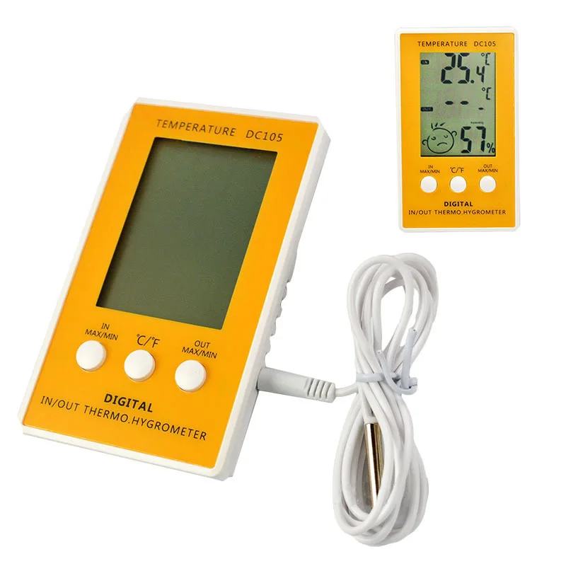 

2018 Newly Indoor Outdoor Use Thermometer Hygrometer Weather Station Household Digital Display Temperature Humidity Meter