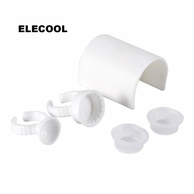 ELECOOL Новый U тип держатель для клея инструмент наращивания ресниц кольцо чашка