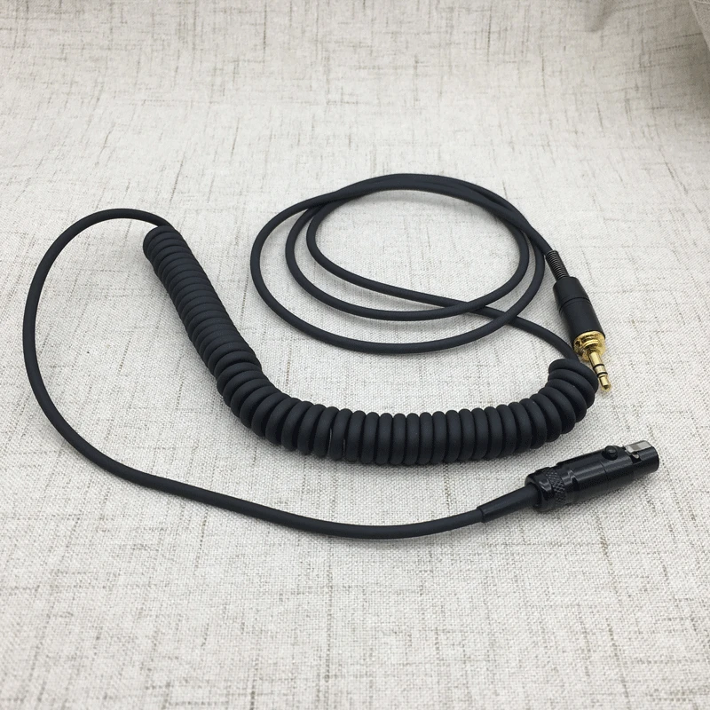 Весенний кабель для наушников AKG K240 K702 Q701 K271 K267 K712 k550 mkiii гарнитура аудио провод 6,35/3,5 мм штекер для Mini XLR