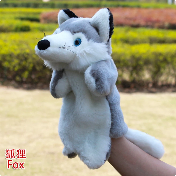 をキャンディス郭 ぬいぐるみ動物ハンドパペットかわいいキツネベビーなだめるおもちゃ物語誕生日ギフト1pc Animal Hand Puppets Hand Puppetcute Hand Puppets Aliexpress