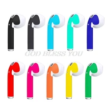 Прямая тонкая наклейка кожи для Apple Airpods Air Pods наушники стикер аксессуары для наушников
