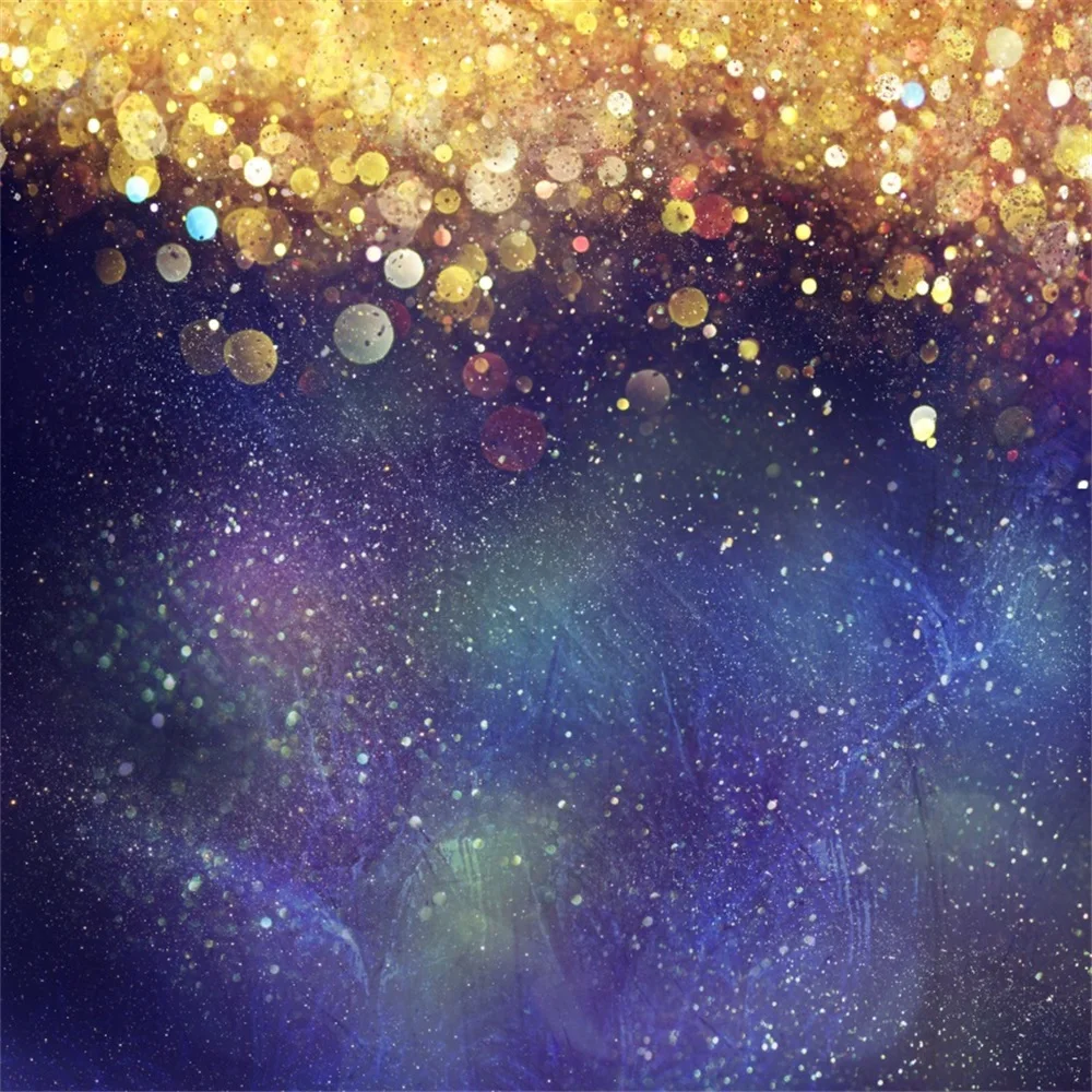 

Laeacco Dreamy Shiny Gold Polka Dots Light Bokeh Party Love Baby Portrait Photography Background Photo Backdrop For Photo Studio