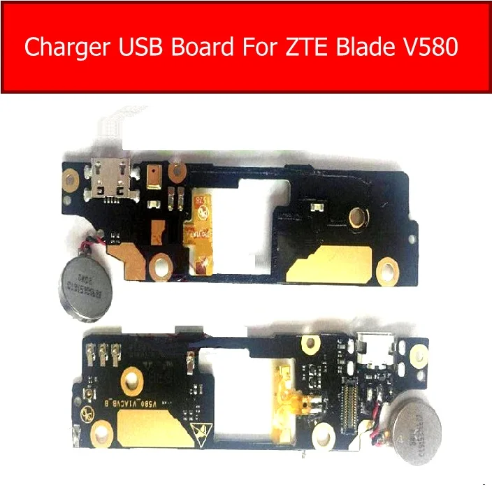 Плата с USB портом для микрофона и зарядки ZTE Blade V580 V Plus плата разъемом зарядного