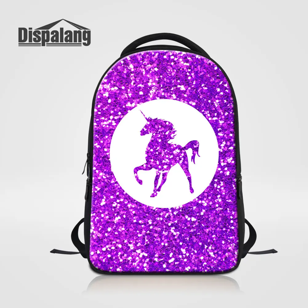 

Dispalang Fantastic Unicorn Printing Laptop Backpack For Women Daily Knapsack Daypack Middle School Students Bookbags Schoolbags