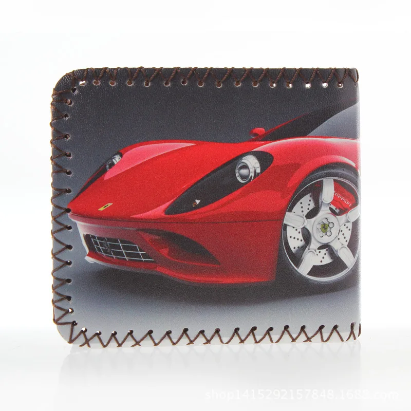 

New High Quality Brands Cute Car Pattern Kids Shell Purse Zipper Card Holding men Short Wallet For Members of the car