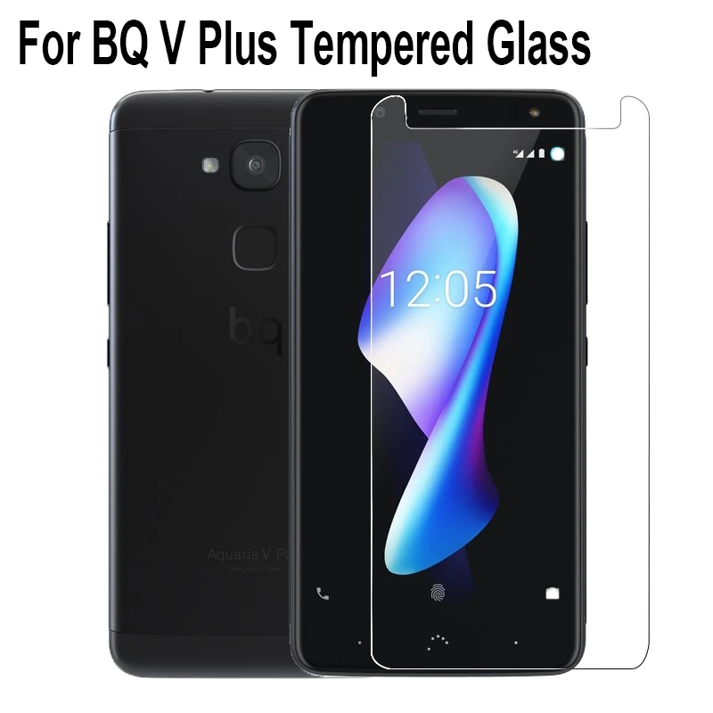 2.5D закаленное Стекло для BQ V PLUS Экран протектор Плёнки 9 H защитный | Мобильные