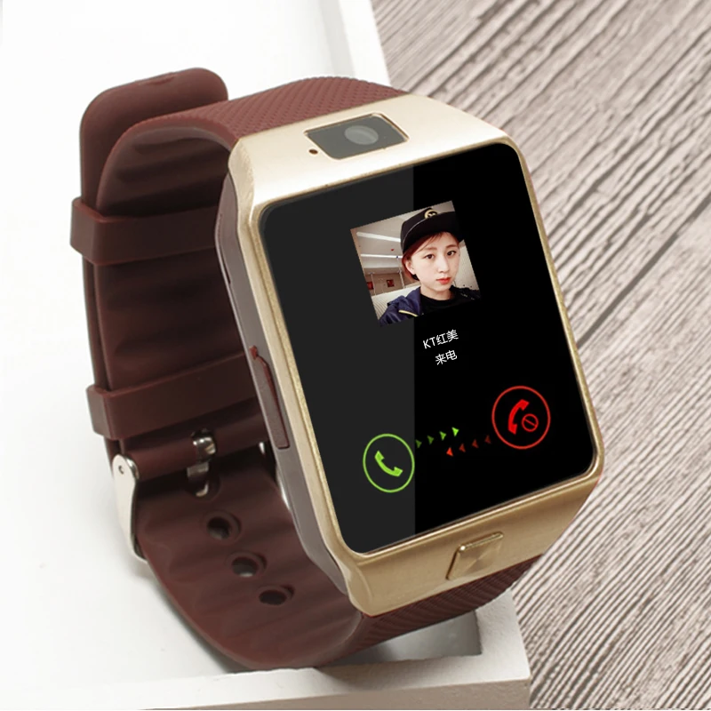 BAGGEE Bluetooth Smart Watch Support SIM TF Card Wristwatch For Android and IOS Phone Camera Pedometer PK DZ09 GT08 Men Or Women