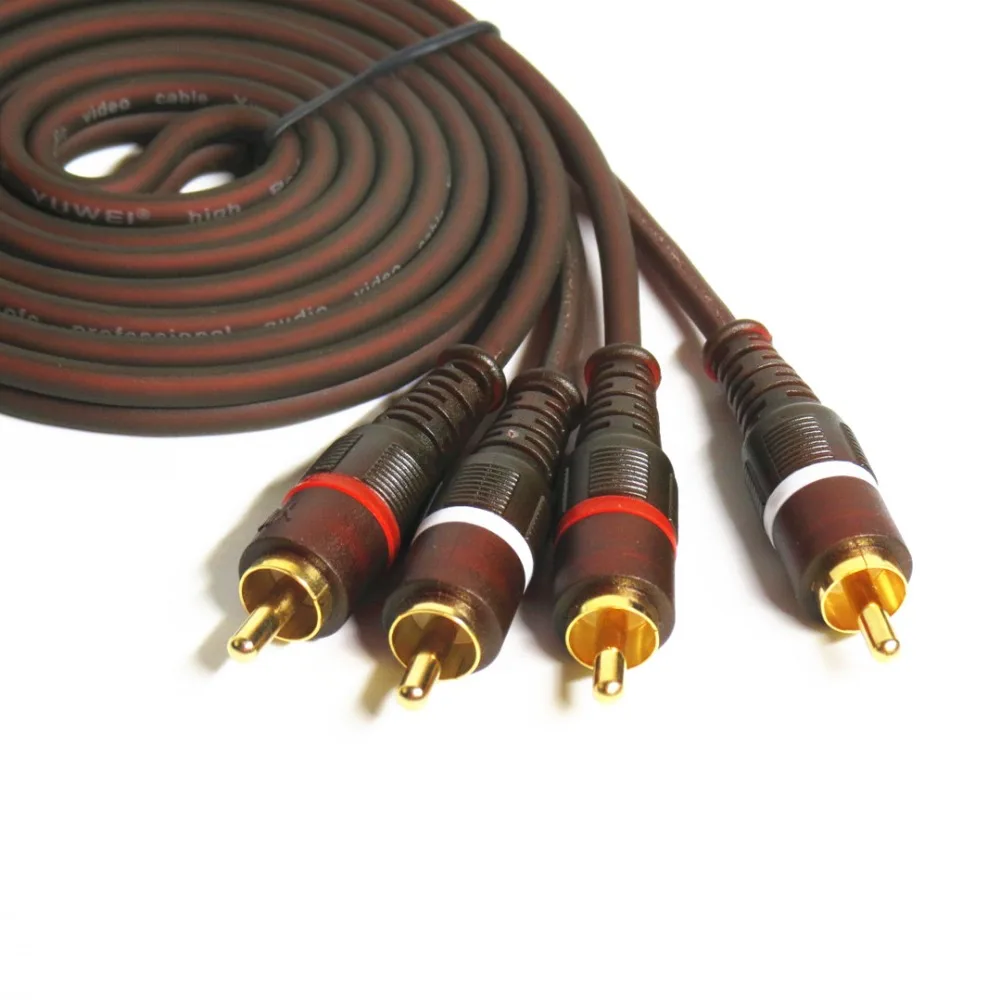 oxygen-free copper 99.99% AV Cable 2RCA to 2RCA Jack Audio Cables Male to Male RCA Aux Cable 1.5m 2m 3m 5m Stereo Rca Cable oxygen-free copper 99.99% AV Cable 2RCA to 2RCA Jack Audio Cables Male to Male RCA Aux Cable 1.5m 2m 3m 5m Stereo Rca Cable