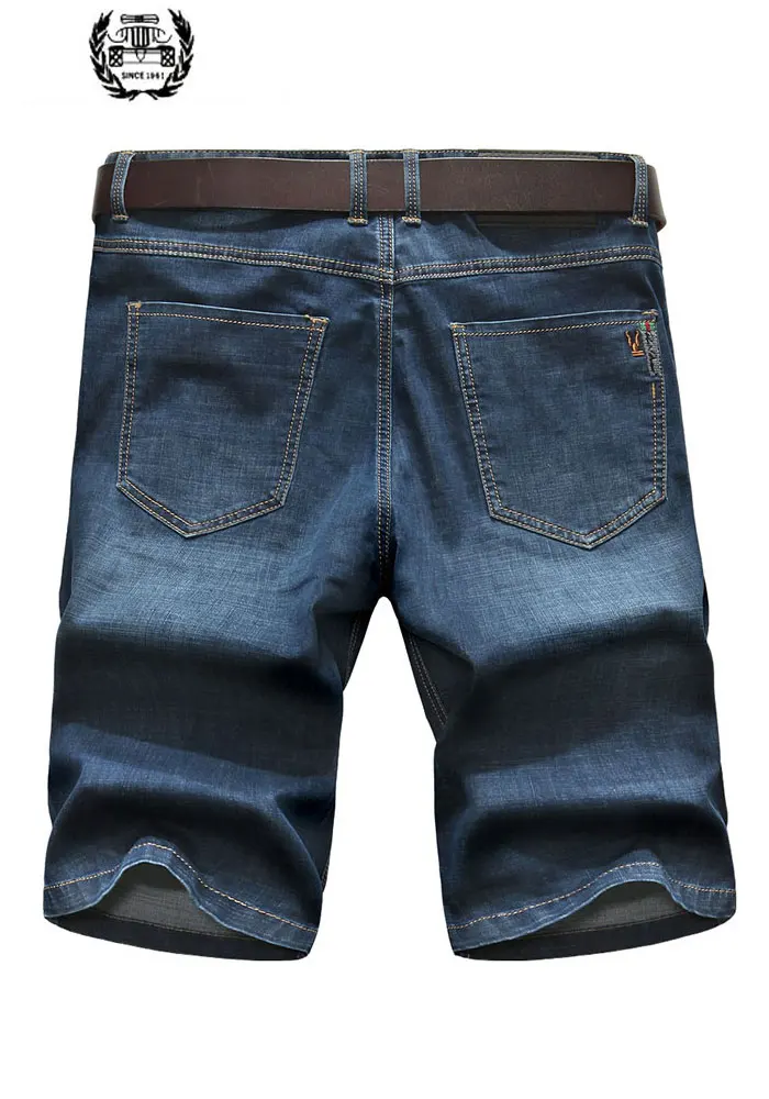 Лето, 30~ 42, военные джинсовые шорты, Ретро стиль, одежда, синие джинсы, прямые мужские шорты, карго, хлопок, мужские повседневные шорты с карманами