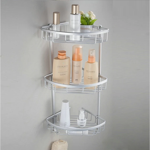 2017 E Aluminum Bathroom Shelves Corner Shelf Bath Storage Rack 2017 E Aluminum Bathroom Shelves Corner Shelf Bath Storage Rack Accessories For