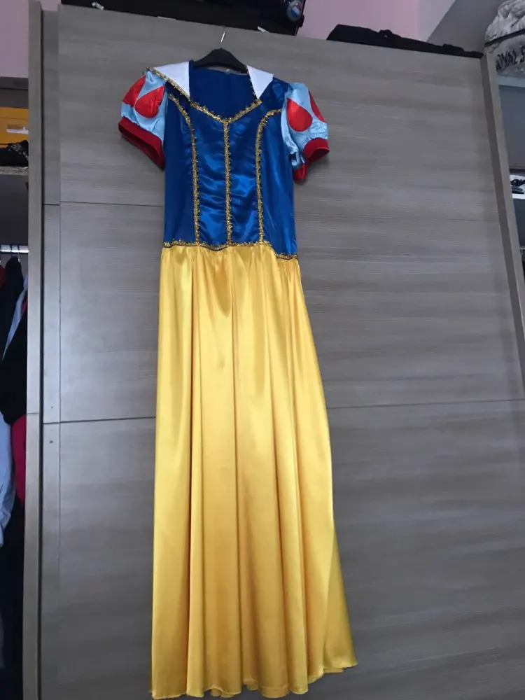 Adult Snow White Princess Fancy Dress Costume Fairytale Storybook Ladies New