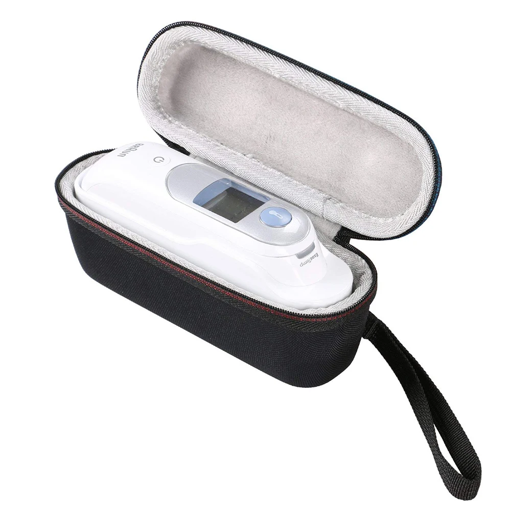 2021 Newest EVA PU Hard Bag Travel Protective Carrying Storage Cover Box Case for Braun Thermoscan 7 IRT6520 Thermometer Handbag |