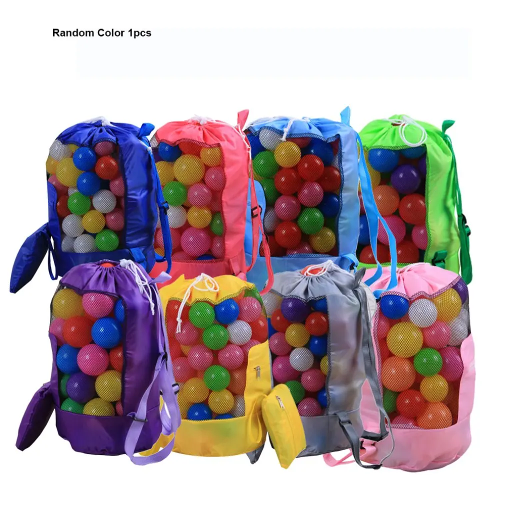 

Children's Beach Bag Outdoor Dredging Tool Storage Large Mesh Bag Sand Away Beach Bag