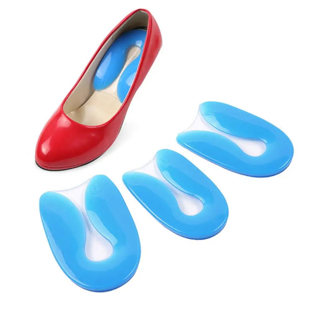 

1 Pair U-shaped Heel Pad Shoe Insole Pad Foot Care Comfortable Soft Heel Protector Pain Relief Care Plantar For Men Women