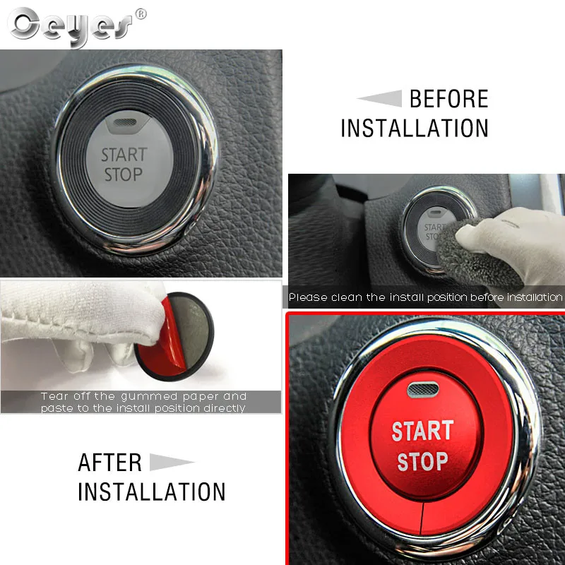 Car Start Engine Button Key Ring for NISSAN (32)