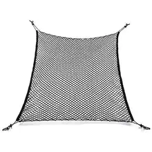 Универсальный автомобильный багажник, задний грузовой органайзер для хранения, автомобильный багажник, органайзер, эластичная сетка, сетчатый держатель, 4 крючка, органайзер, maletero