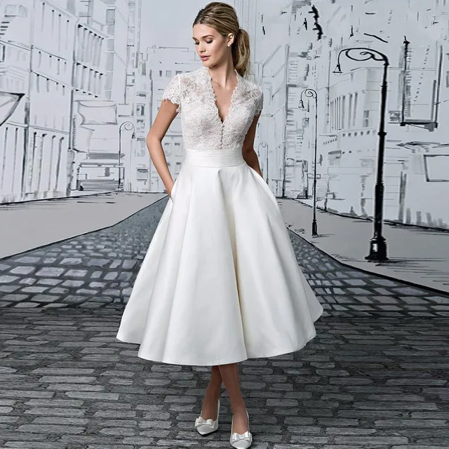 Spring Tea Length Dresses