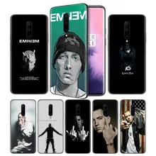 Hip Hop Rapper Eminem rap Soft Black Silicone Case Cover for OnePlus 6 6T 7 Pro 5G Ultra-thin TPU Phone Back Protective