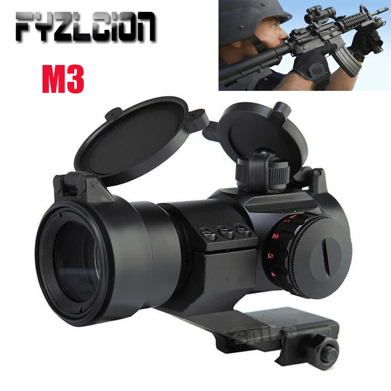 

Hunting Accessories AT M3 Optical Sight Red Dot Hunting Scope Collimator Sight Rifle ShootingL di Montaggio Per Airgun Air Rifle