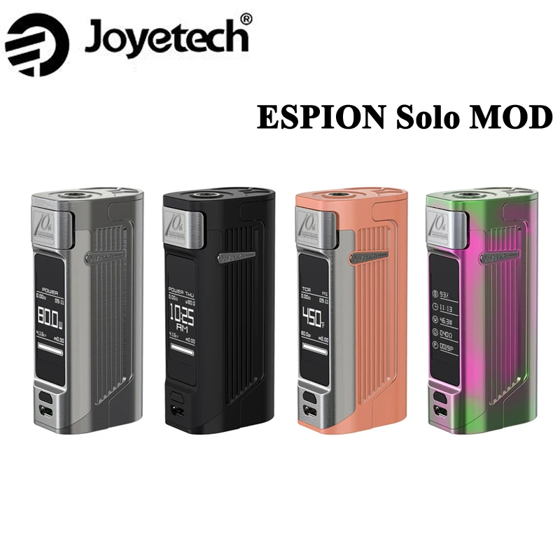 Original Electronic Cigarette Joyetech ESPION Solo Box MOD Vape with 21700 Battery Support Procore Air Atomizer Vaporizer | Электроника