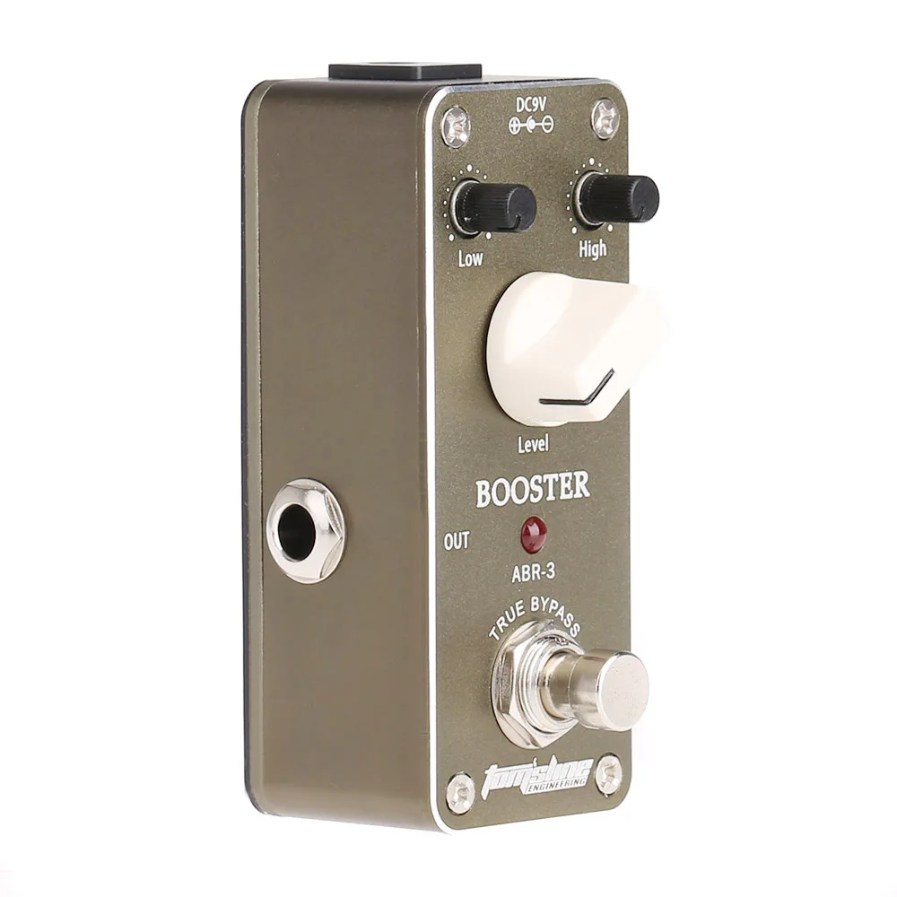 AROMA ABR-3 Guitar Pedal Mini Booster Electric Guitarra Effect Pedals with Fastener Tape Aluminum Alloy Housing True Bypass AROMA ABR-3 Guitar Pedal Mini Booster Electric Guitarra Effect Pedals with Fastener Tape Aluminum Alloy Housing True Bypass