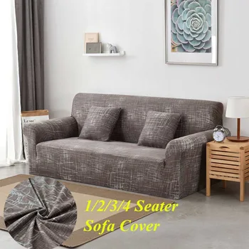 

Sofa Cover 1/2/3/4 Seater Sofa Cover Chair Couch Protect Loveseat Slipcover Stretch Elastic For Living Room