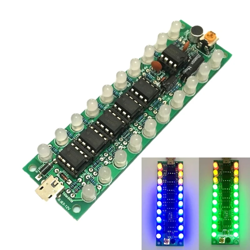 USB индикатор уровня голосового управления VU измерительный усилитель доска