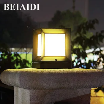 

BEIAIDI Outdoor Garden Pillar Lamp Park Square Residential Lighting Landscape Column Lamp Waterproof Street Stigma Bollard Light