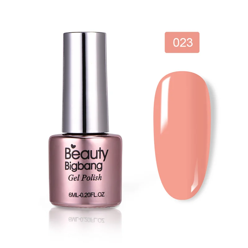 BeautyBigBang, 6 мл, 36 цветов, замачиваемый Гель-лак для ногтей, УФ-гель, верхнее покрытие, матовое покрытие, лаки для ногтей, для маникюра, верхнее покрытие, не протирается - Цвет: 23